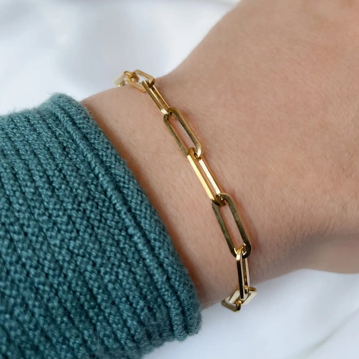 Large Paperclip Bracelet